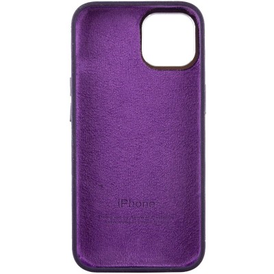 Чохол Silicone Case Metal Buttons (AA) для Apple iPhone 12 Pro Max (6.7") Фіолетовий / Elderberry
