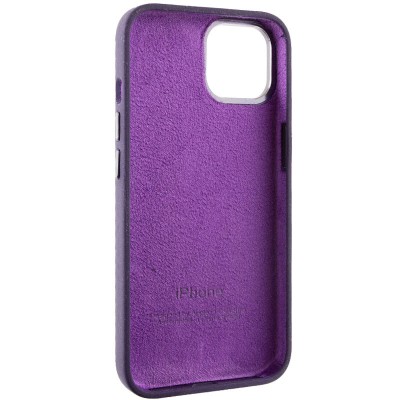 Чохол Silicone Case Metal Buttons (AA) для Apple iPhone 12 Pro Max (6.7") Фіолетовий / Elderberry