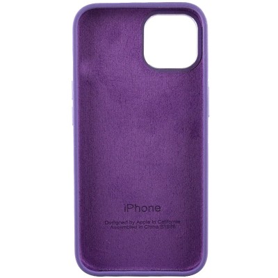 Чохол Silicone Case Metal Buttons (AA) для Apple iPhone 12 Pro Max (6.7") Фіолетовий / Iris
