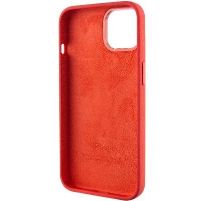 Чохол Silicone Case Metal Buttons (AA) для Apple iPhone 12 Pro Max (6.7") Червоний / Red