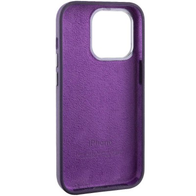 Чохол Silicone Case Metal Buttons (AA) для Apple iPhone 13 Pro (6.1") Фіолетовий / Elderberry