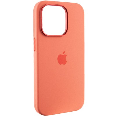 Чохол Silicone Case Metal Buttons (AA) для Apple iPhone 13 Pro Max (6.7") Рожевий / Pink Pomelo