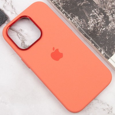 Чохол Silicone Case Metal Buttons (AA) для Apple iPhone 13 Pro Max (6.7") Рожевий / Pink Pomelo