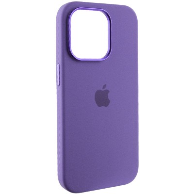 Чохол Silicone Case Metal Buttons (AA) для Apple iPhone 13 Pro Max (6.7") Фіолетовий / Iris