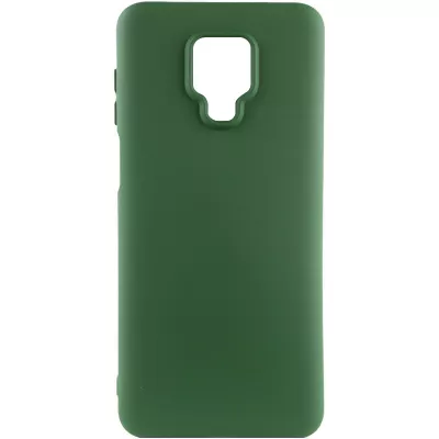 Чохол Silicone Cover Lakshmi (AA) для Xiaomi Redmi Note 9s / Note 9 Pro / Note 9 Pro Max Зелений / Dark green