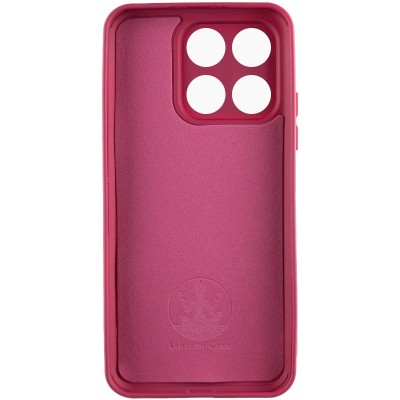 Чохол Silicone Cover Lakshmi Full Camera (A) для Huawei Honor X8a Бордовий / Marsala