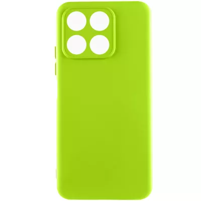 Чохол Silicone Cover Lakshmi Full Camera (A) для Huawei Honor X8a Салатовий / Neon Green