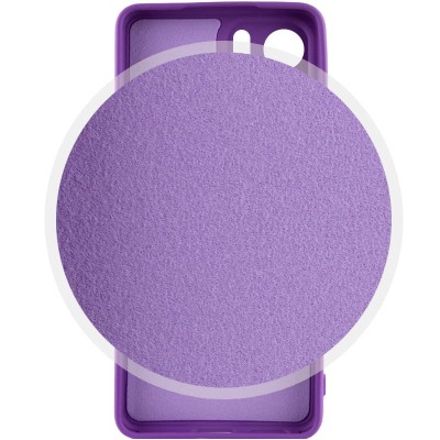 Чохол Silicone Cover Lakshmi Full Camera (A) для Motorola Edge 40 Фіолетовий / Purple
