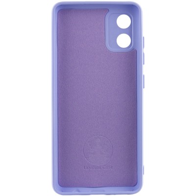 Чохол Silicone Cover Lakshmi Full Camera (A) для Motorola Moto E13 Бузковий / Dasheen