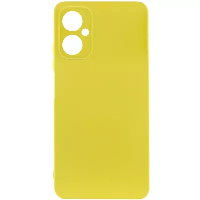 Чохол Silicone Cover Lakshmi Full Camera (A) для Motorola Moto G14 Жовтий / Flash