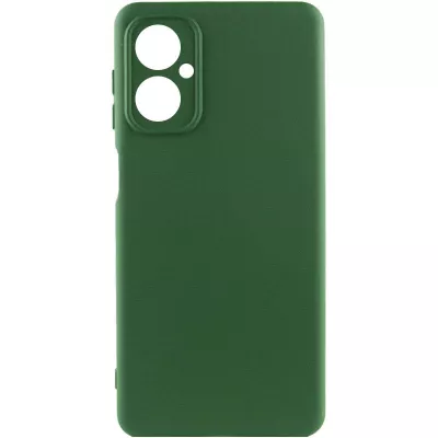 Чохол Silicone Cover Lakshmi Full Camera (A) для Motorola Moto G14 Зелений / Dark green