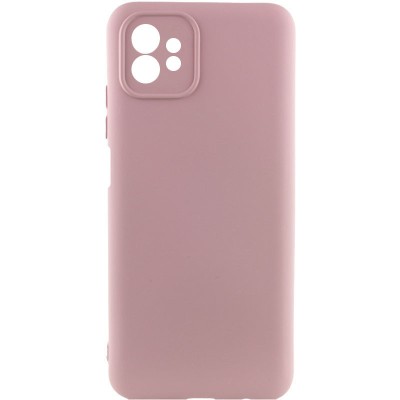 Чохол Silicone Cover Lakshmi Full Camera (A) для Motorola Moto G32 Рожевий / Pink Sand