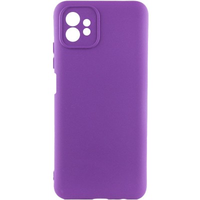 Чохол Silicone Cover Lakshmi Full Camera (A) для Motorola Moto G32 Фіолетовий / Purple