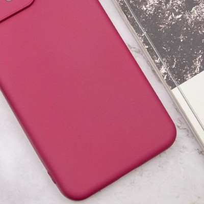 Чохол Silicone Cover Lakshmi Full Camera (A) для Motorola Moto G72 Бордовий / Marsala