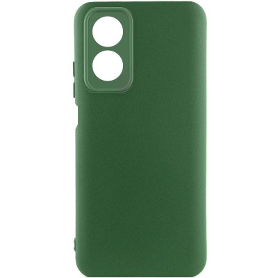 Чохол Silicone Cover Lakshmi Full Camera (A) для Oppo A17 Зелений / Dark green Чохол Silicone Cover Lakshmi Full Camera (A) для Oppo A17 Зелений / Dark green
