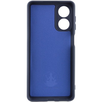 Чохол Silicone Cover Lakshmi Full Camera (A) для Oppo A17 Синій / Midnight Blue