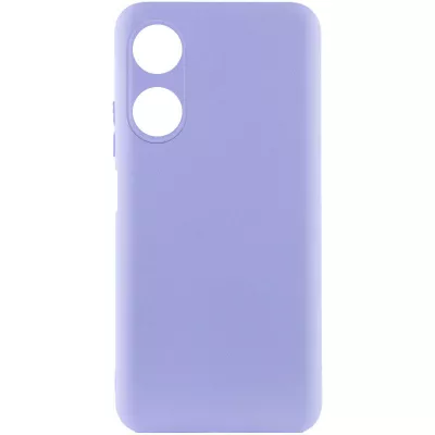 Чохол Silicone Cover Lakshmi Full Camera (A) для Oppo A38 / A18 Бузковий / Dasheen