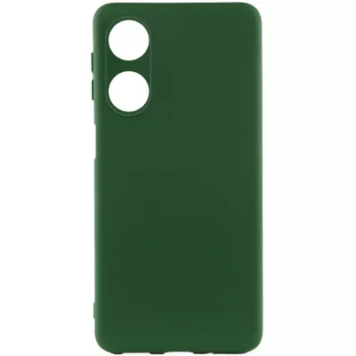 Чохол Silicone Cover Lakshmi Full Camera (A) для Oppo A38 / A18 Зелений / Dark green