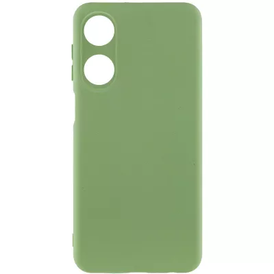 Чохол Silicone Cover Lakshmi Full Camera (A) для Oppo A38 / A18 Зелений / Pistachio
