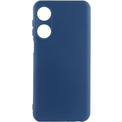 Чохол Silicone Cover Lakshmi Full Camera (A) для Oppo A38 / A18 Синій / Navy Blue