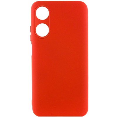 Чохол Silicone Cover Lakshmi Full Camera (A) для Oppo A38 / A18 Червоний / Red Чохол Silicone Cover Lakshmi Full Camera (A) для Oppo A38 / A18 Червоний / Red