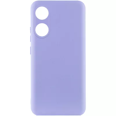 Чохол Silicone Cover Lakshmi Full Camera (A) для Oppo A58 4G Бузковий / Dasheen