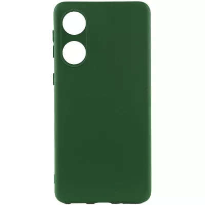Чохол Silicone Cover Lakshmi Full Camera (A) для Oppo A58 4G Зелений / Dark green