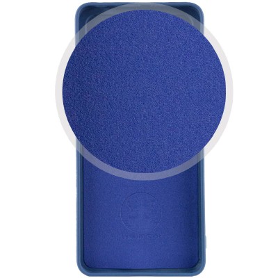 Чохол Silicone Cover Lakshmi Full Camera (A) для Oppo A58 4G Синій / Navy Blue