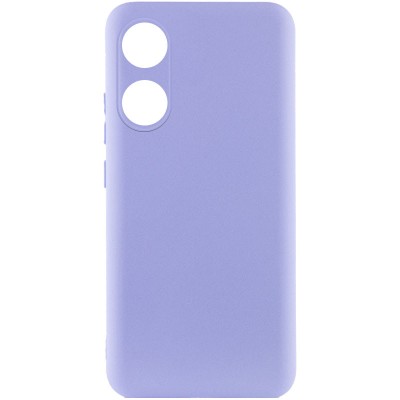 Чохол Silicone Cover Lakshmi Full Camera (A) для Oppo A78 4G Бузковий / Dasheen