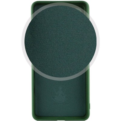 Чохол Silicone Cover Lakshmi Full Camera (A) для Oppo A78 4G Зелений / Dark green