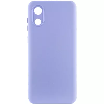 Чохол Silicone Cover Lakshmi Full Camera (A) для Samsung Galaxy A03 Core Бузковий / Dasheen