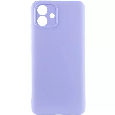 Чохол Silicone Cover Lakshmi Full Camera (A) для Samsung Galaxy A04e Бузковий / Dasheen