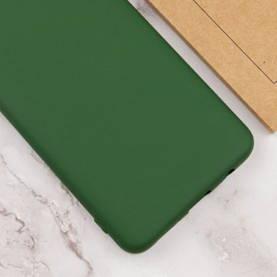 Чохол Silicone Cover Lakshmi Full Camera (A) для Samsung Galaxy A04e Зелений / Dark green