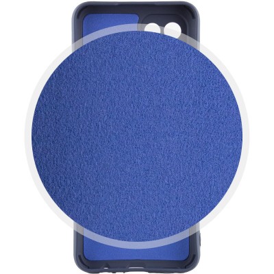 Чохол Silicone Cover Lakshmi Full Camera (A) для Samsung Galaxy A04e Синій / Midnight Blue