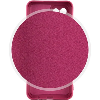 Чохол Silicone Cover Lakshmi Full Camera (A) для Samsung Galaxy A05 Бордовий / Marsala