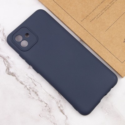 Чохол Silicone Cover Lakshmi Full Camera (A) для Samsung Galaxy A05 Синій / Midnight Blue
