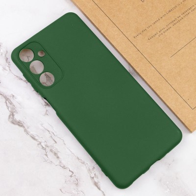 Чохол Silicone Cover Lakshmi Full Camera (A) для Samsung Galaxy A15 4G/5G / M15 5G Зелений / Dark green