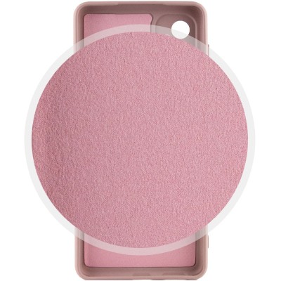 Чохол Silicone Cover Lakshmi Full Camera (A) для Samsung Galaxy A24 4G Рожевий / Pink Sand