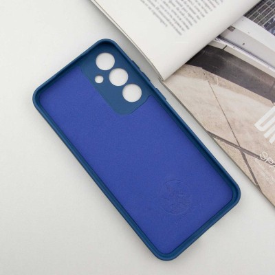 Чохол Silicone Cover Lakshmi Full Camera (A) для Samsung Galaxy A55 Синій / Navy Blue