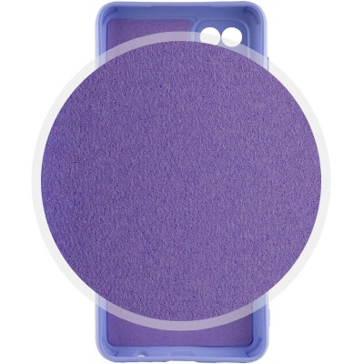 Чохол Silicone Cover Lakshmi Full Camera (A) для Samsung Galaxy M53 5G Бузковий / Dasheen