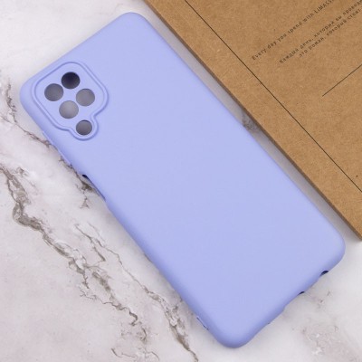 Чохол Silicone Cover Lakshmi Full Camera (A) для Samsung Galaxy M53 5G Бузковий / Dasheen