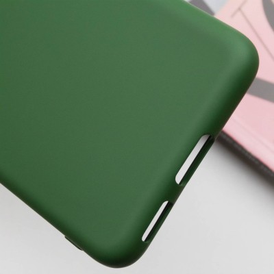 Чохол Silicone Cover Lakshmi Full Camera (A) для Samsung Galaxy S21 FE Зелений / Dark green