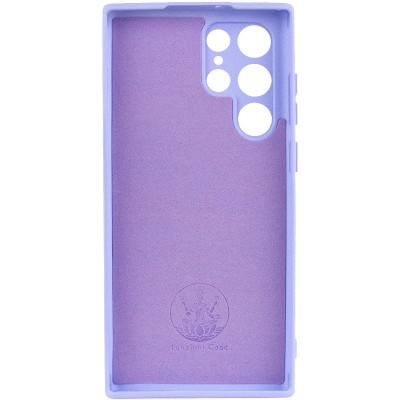 Чохол Silicone Cover Lakshmi Full Camera (A) для Samsung Galaxy S23 Ultra Бузковий / Dasheen