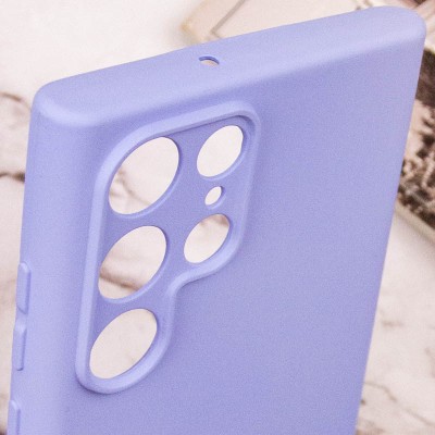 Чохол Silicone Cover Lakshmi Full Camera (A) для Samsung Galaxy S23 Ultra Бузковий / Dasheen