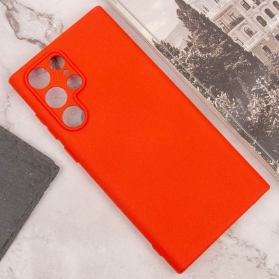 Чохол Silicone Cover Lakshmi Full Camera (A) для Samsung Galaxy S23 Ultra Червоний / Red