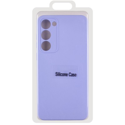 Чохол Silicone Cover Lakshmi Full Camera (A) для Samsung Galaxy S23+ Бузковий / Dasheen