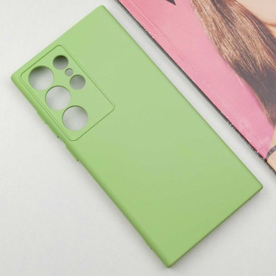 Чохол Silicone Cover Lakshmi Full Camera (A) для Samsung Galaxy S24 Ultra Зелений / Pistachio Чохол Silicone Cover Lakshmi Full Camera (A) для Samsung Galaxy S24 Ultra Зелений / Pistachio