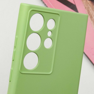 Чохол Silicone Cover Lakshmi Full Camera (A) для Samsung Galaxy S24 Ultra Зелений / Pistachio Чохол Silicone Cover Lakshmi Full Camera (A) для Samsung Galaxy S24 Ultra Зелений / Pistachio