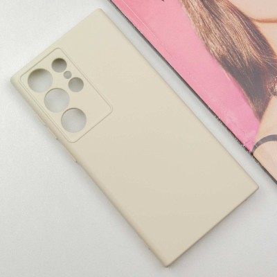 Чохол Silicone Cover Lakshmi Full Camera (A) для Samsung Galaxy S24 Ultra Песочный / Sand