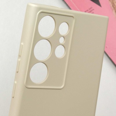Чохол Silicone Cover Lakshmi Full Camera (A) для Samsung Galaxy S24 Ultra Песочный / Sand